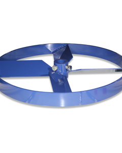 Upper agitator blade, steel, 650mm, with 40mm hub (MZ00007)